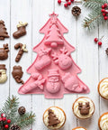 Pink Christmas tree mold