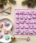 Christmas mold with candies