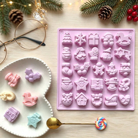 Christmas mold with candies