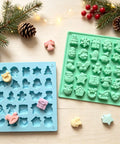 Christmas chocolate mold colours