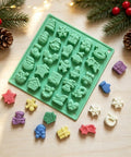 Christmas silicone mold detail