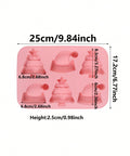Christmas tree and Santa hat mold size 25 x 17.2 cm