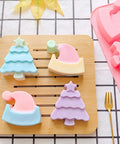 Christmas tree and hat cakes