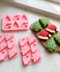 Christmas tree mold with desserts