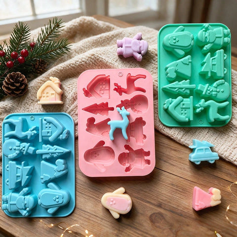 Christmas molds with candies
