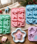 Christmas molds in several colours