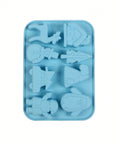 Blue Christmas 8-cavity silicone mold