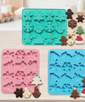 Christmas multi-shape silicone mold