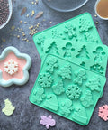 Christmas multi-shape silicone mold