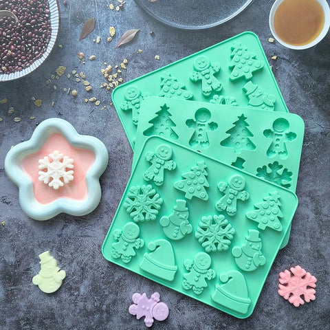 Christmas multi-shape silicone mold