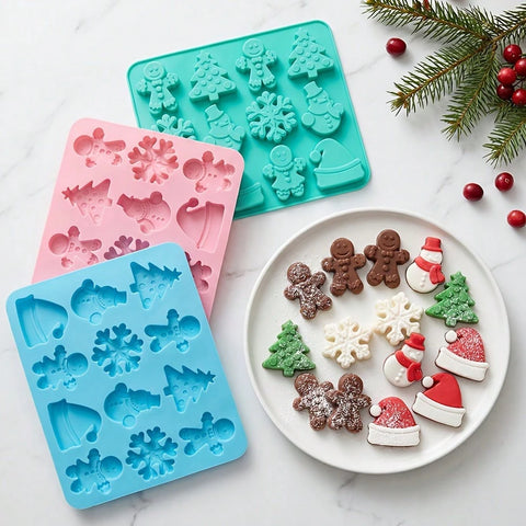 Christmas multi-shape silicone mold