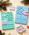 Gingerbread house mold detail