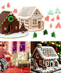 Chocolate gingerbread house decorations