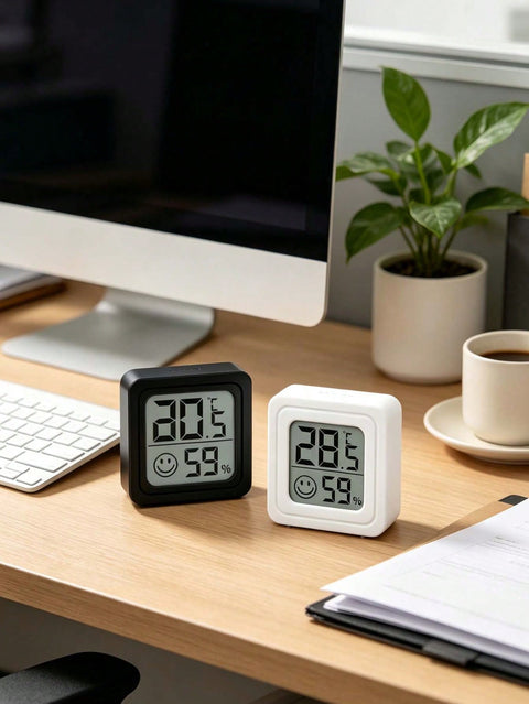 Hygrometer on desk
