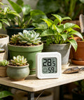 Hygrometer with plants