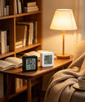 Hygrometers on shelf
