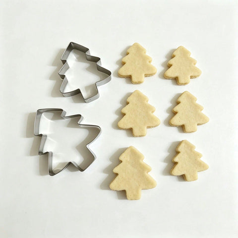 Tree cookies cut out