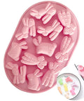 Carrot Rabbit Chocolate Easter Silicone Mold, 22.5cm x 15cm