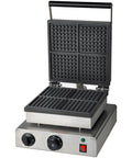 Square 4 Pieces Flat Waffle Maker - Perfect for Any Kitchen