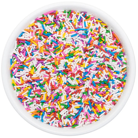 Rainbow Sprinkles for Desserts, Colorful Cake Decor