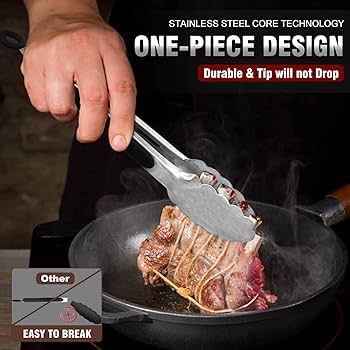 Stainless Steel All Purpose Tongs Set
