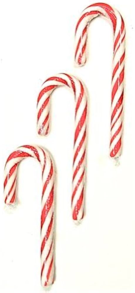 Mini Christmas Candy Cane - Cherry Flavor