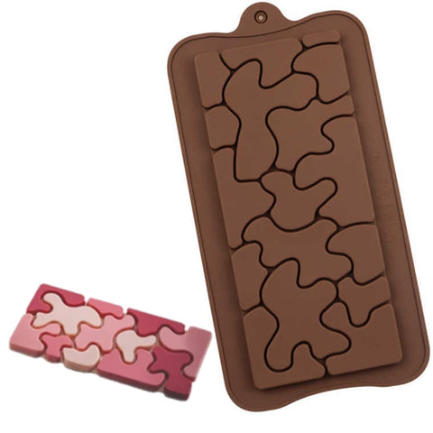 Silicone Chocolate Mold For 3D Candy, Pudding, Cookie, Ice Cube Making
