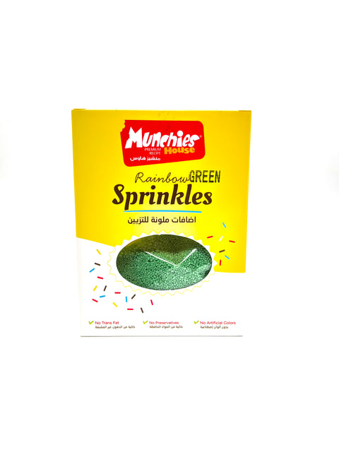 Nonpareils Sprinkles Green  - Perfect For Desserts