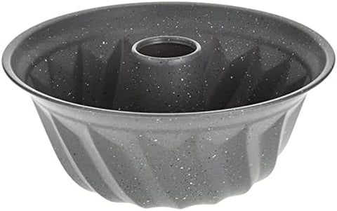 Granite Round Cake Form, 24 cm Grey Marble