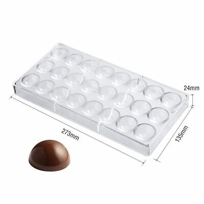 Half Ball Shape PC Polycarbonate Chocolate Mold for Artisan Chocolates
