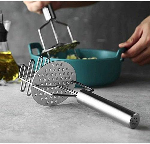 Stainless Steel Potato Masher, Home Kitchen Accessories - MunchiesHouse