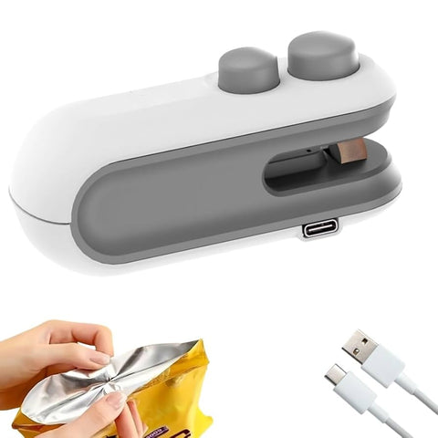 Bag Sealer and Cutter Mini Portable, Compact Heat Seal and Cut, Easy To Use and Store