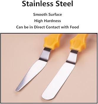 3 in 1 Multi Function Stainless Steel Cake Icing Spatula Set | Decorating Tools Knife Cream Frosting - MunchiesHouse