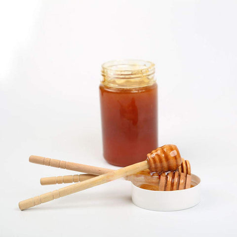 2Pcs Wooden Honey Dipper, Honey Dipper Stick 16cm