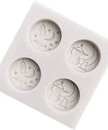 Ramadan Silicone Mold for Crafting Chocolates, 8.5cm x 1.2cm