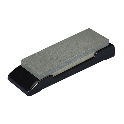 Whetstone for Knives & Scissors + Non-Slip Base