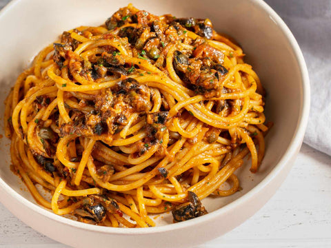 Spaghetti Sauce with Olives - Rich & Flavorful
