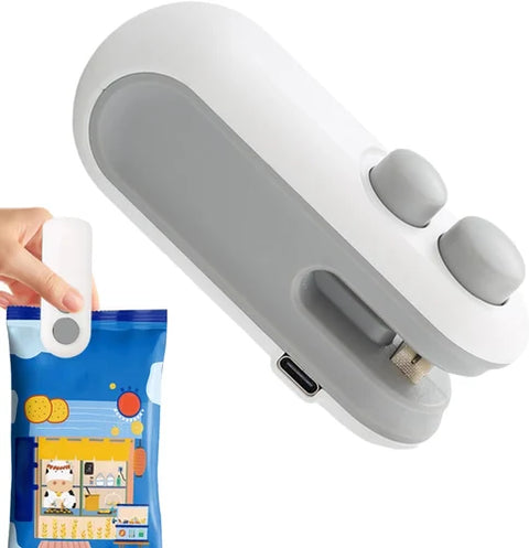 Bag Sealer and Cutter Mini Portable, Compact Heat Seal and Cut, Easy To Use and Store