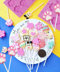 Lolli Silicone Mould Chocolate Mould Silicone Cute Cat Paw Mould Lollipop Mould Silicone 12 Holes for Chocolate Lollipop Making - MunchiesHouse