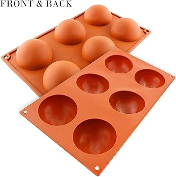 Semi Sphere Silicone Mold 6 Cavity - MunchiesHouse