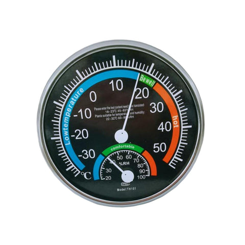 Humidity Temperature Meter Gauge Instrumentation for Restaurant Garden Black | Home & Garden