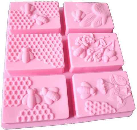 Silicone Soap Mold for Honey Bee Handmade soap - MunchiesHouse