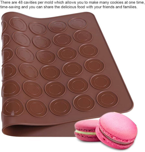 Munchies House Silicone Macaron Mat 30 Cavities 29x26 cm Munchies Tools
