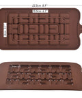 Square Chocolate Bar Mold - MunchiesHouse