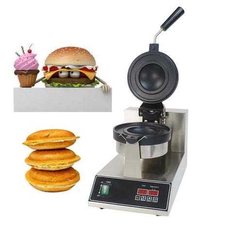 Electric Burger Waffle Maker, Non Stick Panini Press Hamburger Machine