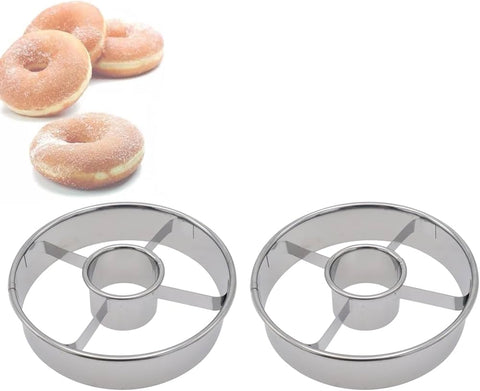 Stainless Steel Donut Cutter Mold - 1pc, Round Pastry Tool