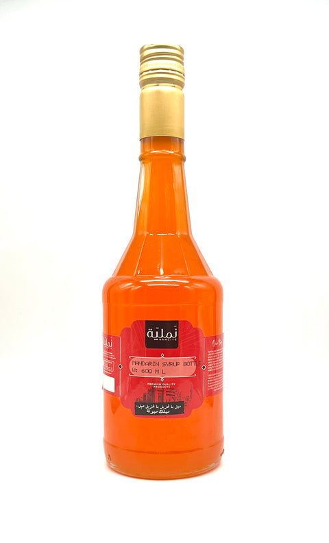 Mandarin Syrup Bottle: Refreshing Flavor Enhancer
