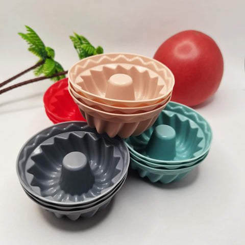12 PCS Silicone Muffin Mold, Large, Non-Stick & BPA Free