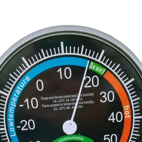 Humidity Temperature Meter Gauge Instrumentation for Restaurant Garden Black | Home & Garden