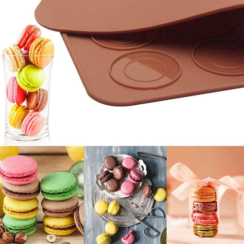 Munchies House Silicone Macaron Mat 30 Cavities 29x26 cm Munchies Tools